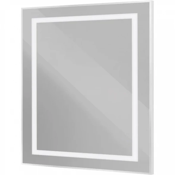 Зеркало BelBagno Kraft SPC-KRAFT-800-800-SENS-AL 80x80 см, с LED-подсветкой, сенсорным выключателем, алюминий