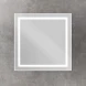 Зеркало BelBagno Kraft SPC-KRAFT-800-800-SENS-AL 80x80 см, с LED-подсветкой, сенсорным выключателем, алюминий