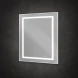 Зеркало BelBagno Kraft SPC-KRAFT-800-800-SENS-AL 80x80 см, с LED-подсветкой, сенсорным выключателем, алюминий
