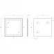 Зеркало BelBagno Kraft SPC-KRAFT-800-800-SENS-AL 80x80 см, с LED-подсветкой, сенсорным выключателем, алюминий