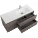 Тумба под раковину BelBagno Kraft KRAFT-1000-2C-1A-SO-CG-R 100 см R, подвесная, Cemento Grigio
