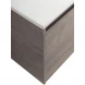 Тумба под раковину BelBagno Kraft KRAFT-1000-2C-1A-SO-CG-R 100 см R, подвесная, Cemento Grigio