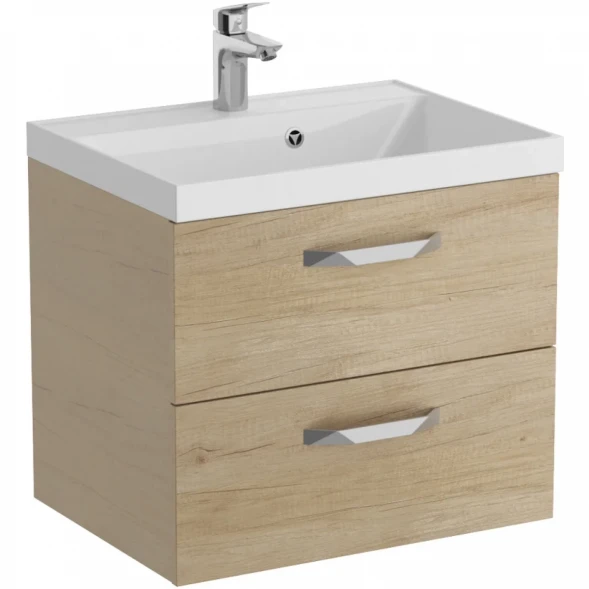 Тумба под раковину BelBagno Aurora AURORA-700-2C-SO-RNN 69,6 см, подвесная, Rovere Nebrasca Nature