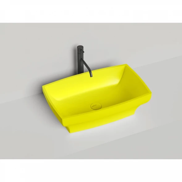 Раковина-чаша Salini S-Sense Gloria 04 1102104GF 60x38 см, накладная, покраска по RAL глянец полностью