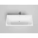 Ванна из литьевого мрамора Salini S-Stone Orlanda Axis 103222M 180,4x80 см, белый матовый
