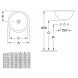Раковина 45x45 см Villeroy &amp; Boch Loop &amp; Friends 61404501