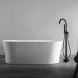 Смеситель напольный для ванны Abber Wasser Kreis AF8116B