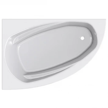 Ванна из литьевого мрамора Astra-Form Тиора 01010023 154,5x105 см L, белый