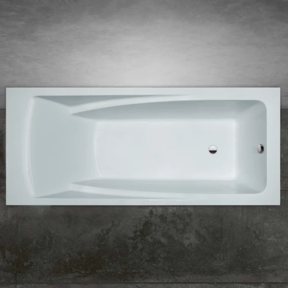 Ванна из литьевого мрамора Marmo Bagno София MB-SF170-75 170x75 см, белый