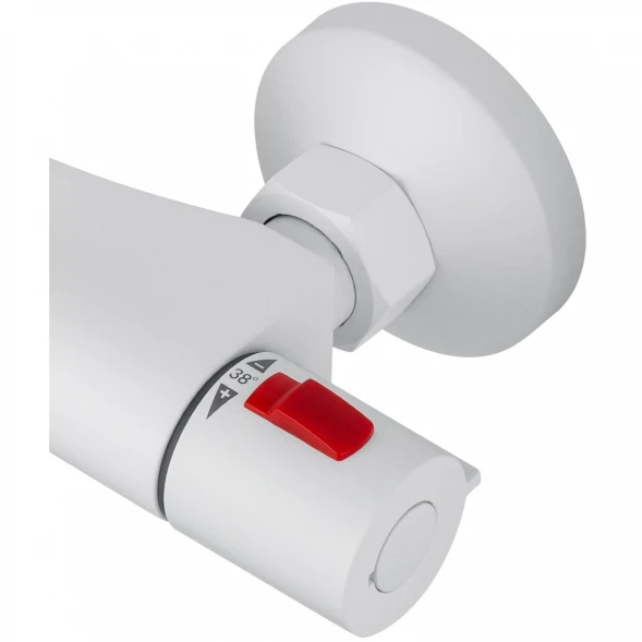 Термостат для душа Wonzon &amp; Woghand Inn 5 WW-B1005-A-MW с душевым гарнитуром, белый матовый