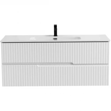 Тумба под раковину Cezares Duet DUET-N-1200-2C-SO-BL 120 см, подвесная, Bianco Lucido