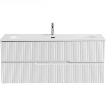 Тумба под раковину Cezares Duet DUET-N-1200-2C-SO-BL 120 см, подвесная, Bianco Lucido