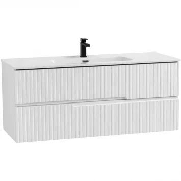 Тумба под раковину Cezares Duet DUET-N-1200-2C-SO-BL 120 см, подвесная, Bianco Lucido