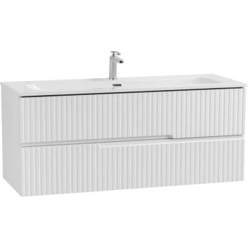 Тумба под раковину Cezares Duet DUET-N-1200-2C-SO-BL 120 см, подвесная, Bianco Lucido