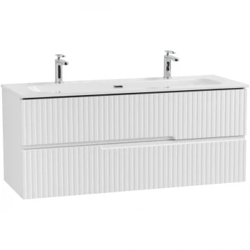 Тумба под раковину Cezares Duet DUET-N-1200-2C-SO-BL 120 см, подвесная, Bianco Lucido