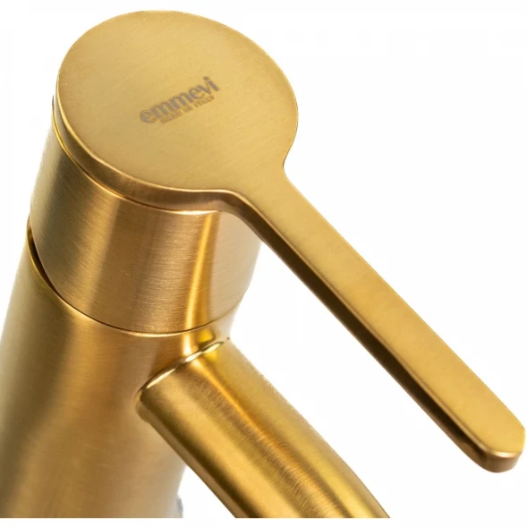 Смеситель для биде Emmevi Filobrass 85004/ORS с донным клапаном, Золото матовый