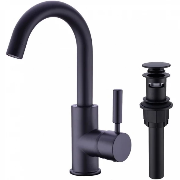 Смеситель для раковины Feramolli Ele BL603 черный матовый