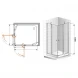 Душевой уголок Cezares Elena 100x90 см текстурное стекло ELENA-W-AH-2-100/90-P-Cr-R