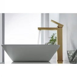 Смеситель для раковины Timo Selene 3011/17F Золото матовый