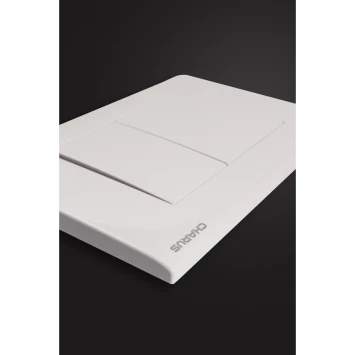 Кнопка смыва Charus Minimalista FP.310.11.01 для инсталляции, белый глянец