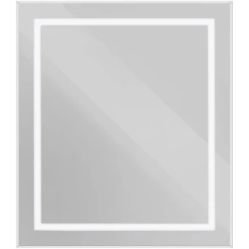 Зеркало BelBagno Kraft SPC-KRAFT-700-800-SENS-AL 70x80 см, с LED-подсветкой, сенсорным выключателем, алюминий
