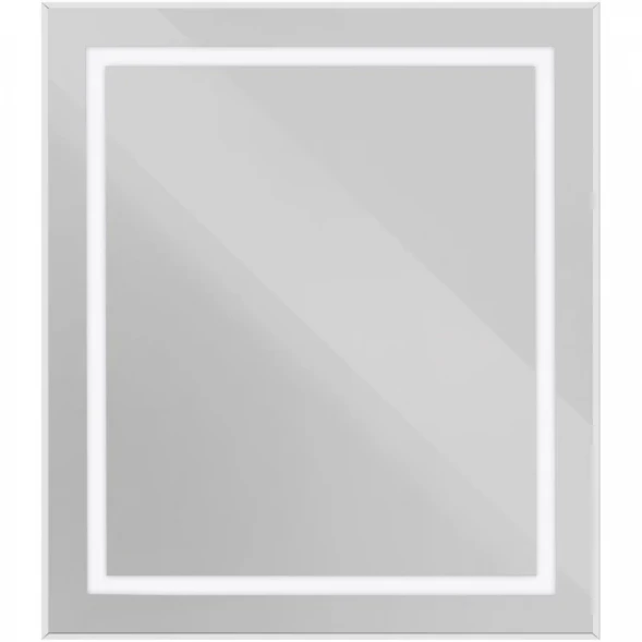 Зеркало BelBagno Kraft SPC-KRAFT-700-800-SENS-AL 70x80 см, с LED-подсветкой, сенсорным выключателем, алюминий