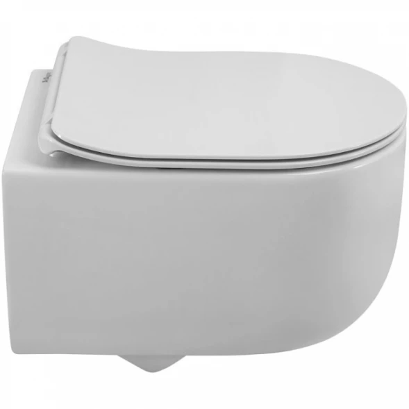 Унитаз подвесной BelBagno Soft BB084CH-TOR безободковый, торнадо, белый