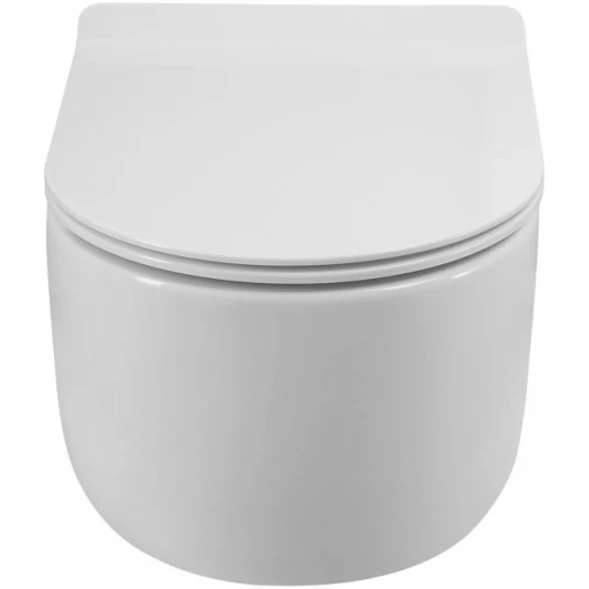 Унитаз подвесной BelBagno Soft BB084CH-TOR безободковый, торнадо, белый