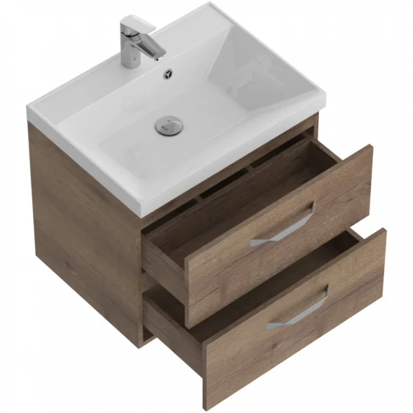 Тумба под раковину BelBagno Aurora AURORA-700-2C-SO-RT 69,6 см, подвесная, Rovere Tabacco