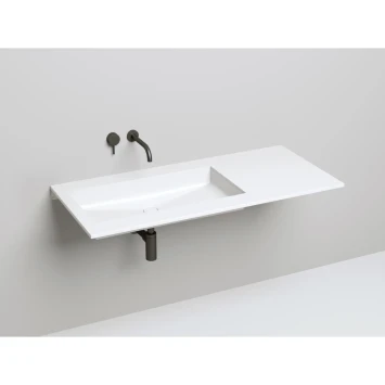 Раковина Salini S-Sense Marea 10 1802110G 74,7x40 см, встраиваемая снизу, белый глянец