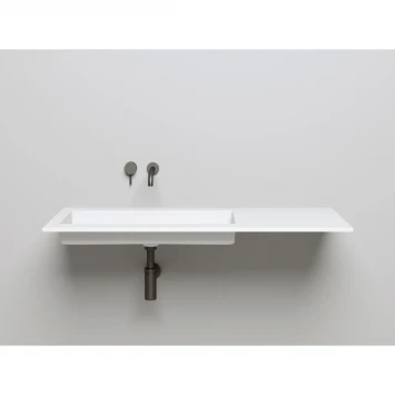 Раковина Salini S-Sense Marea 10 1802110G 74,7x40 см, встраиваемая снизу, белый глянец