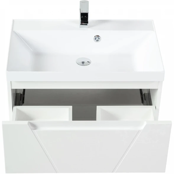 Тумба Bianco Lucido 79,6 см BelBagno Vittoria VITTORIA-800-2C-SO-BL-P