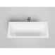 Ванна из литьевого мрамора Salini S-Sense Orlanda Axis Kit 103311M 191,1x80,5 см, белый матовый