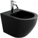 Биде подвесное Ceramica Nova Uno CN11002MB черный матовый
