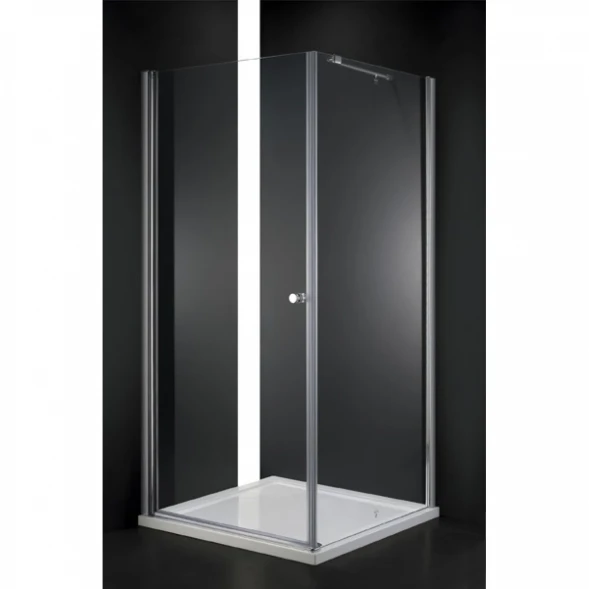 Душевой уголок Cezares Elena 90x90 см текстурное стекло ELENA-W-A-1-90-P-Cr-L
