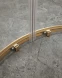 Душевой уголок Cezares Molveno MOLVENO-RH-2-120/90-C-BORO-IV 120x90 см, профиль золотой матовый, стекло прозрачное