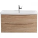 Тумба Rovere Bianco 86,8 см BelBagno Marino MARINO-CER-900-2C-SO-WO-P