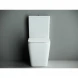 Чаша напольного безободкового унитаза с сиденьем микролифт Ceramica Nova Cubic CN1803-B
