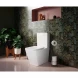 Чаша напольного безободкового унитаза с сиденьем микролифт Ceramica Nova Cubic CN1803-B