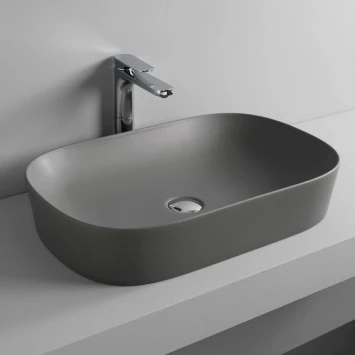 Раковина 65x41,5 см Artceram Ghost GHL002 15 00 grigio oliva*0