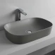 Раковина 65x41,5 см Artceram Ghost GHL002 15 00 grigio oliva*0