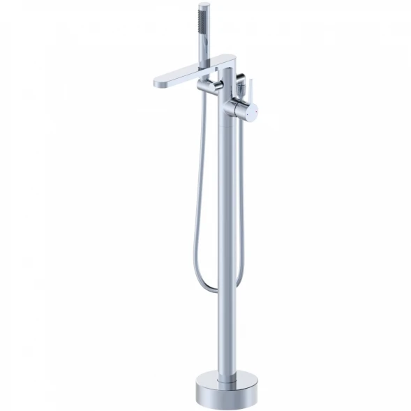 Смеситель напольный для ванны Wonzon &amp; Woghand Stick WW-88649901-CR хром