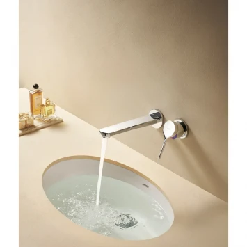 Смеситель для раковины Arrow N12RM6071CP встраиваемый, без донного клапана, хром