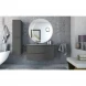 Шкаф одностворчатый 34x55 см Grigio Talpa Opaco R Cezares Vague 54906