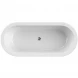 Акриловая ванна Cezares Slim SLIM CENTRAL-180-80-60-W37-SET 180x80 см, отдельностоящая, белый