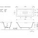 Ванна чугунная Vinsent Veron Concept VCO1407042H/VH0015CH-AS 140x70 см, с ручками, антискользящим покрытием, белый