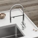 Смеситель для кухни Sancos Imola SC4010CHWH с подключением к фильтру, гибким изливом, хром