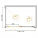 Душевой уголок 121x101 см Cezares GIUBILEO-AH-1-120/100-SCORREVOLE-C-Br прозрачное