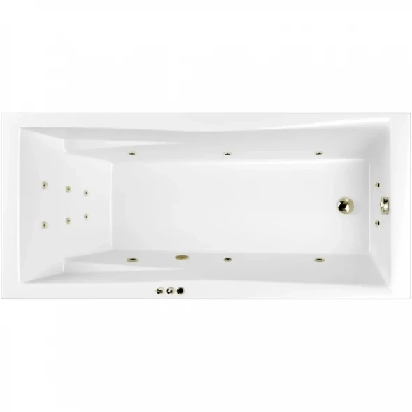 Акриловая ванна Whitecross Palace 0104.170075.100.SMART.BR 169,5x75 см, с гидромассажем, белый