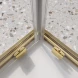 Душевой уголок BelBagno Luce LUCE-A-2-80-C-ORO 80x80 см, профиль золотой, стекло прозрачное